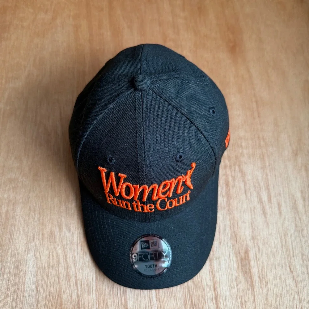 WNBA Women Run the Court Orange Youth Adjustable Hat cap SnapBack streetwear